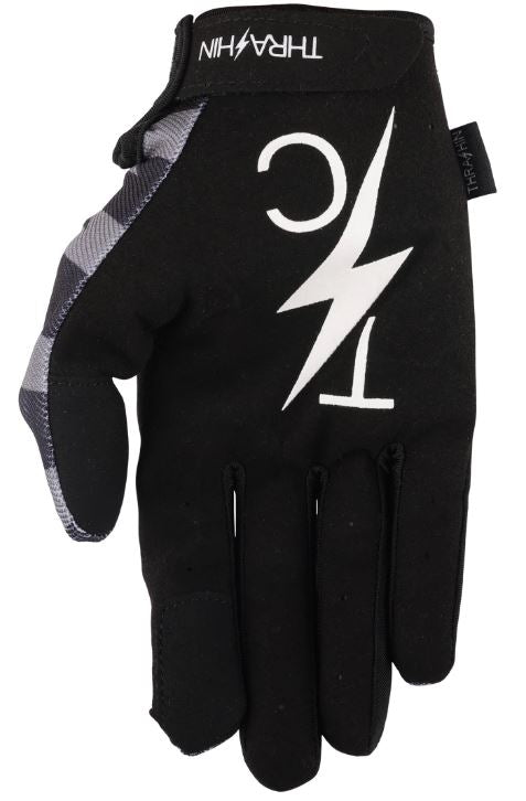 Thrashin Supply - Gloves - Stars & Bolts - Black and Grey