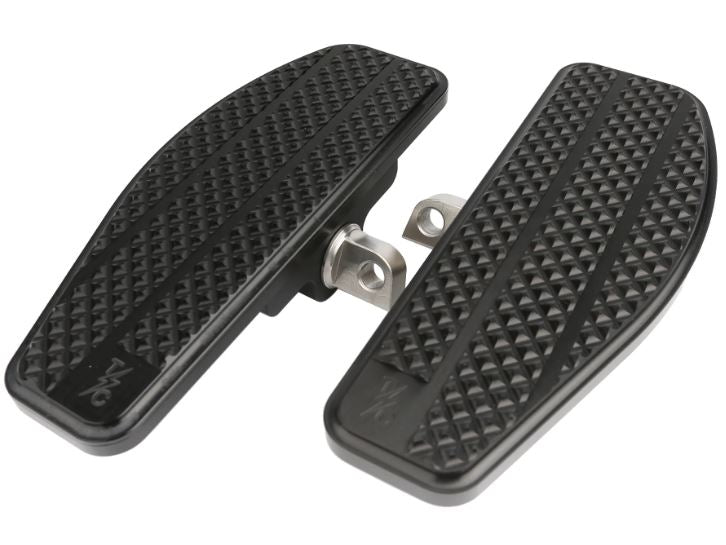 Thrashin Supply Mini Floorboards - Black - Dyna, Sportster, FXR, Softail