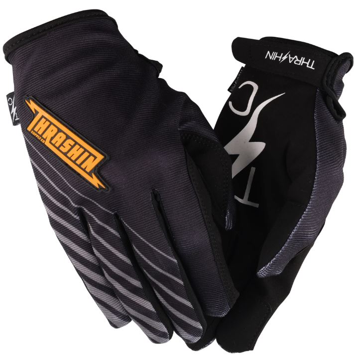 Thrashin Supply - Gloves - Speed - Black and Grey
