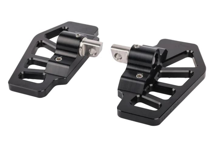 Thrashin Supply APEX Mini Floorboards - Black - Dyna, Sportster, FXR,  Softail