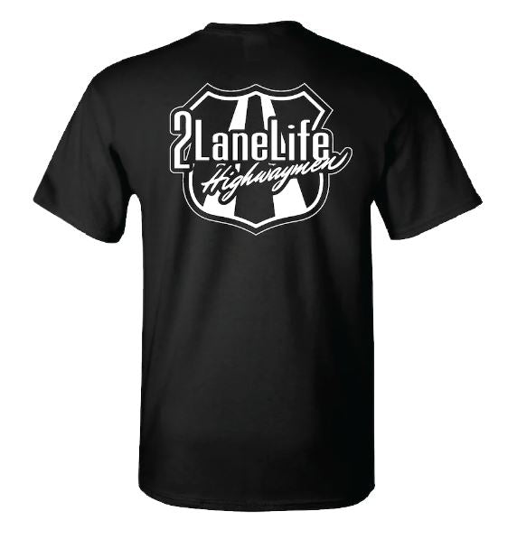 2LaneLife - The Highway Badge V5 - Short Sleeve T-Shirt