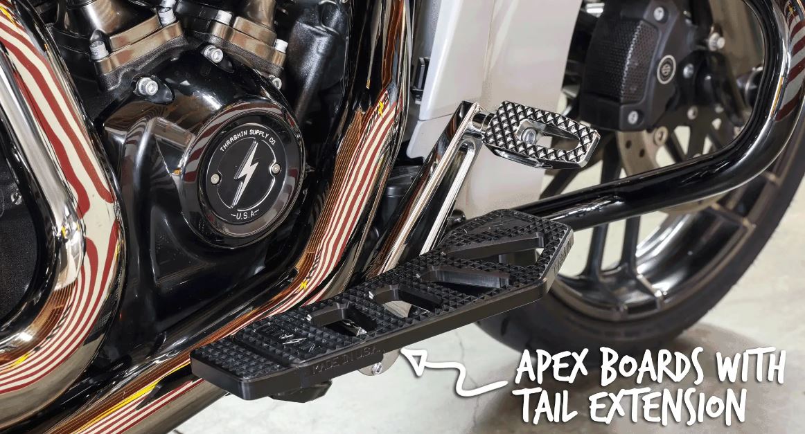 Thrashin Supply APEX Floorboard Tail Extension Black
